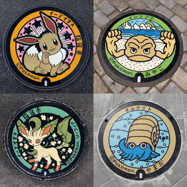 Vẽ hình Pokémon đầy sống động, đây là lý do khiến ai du lịch Nhật Bản về cũng vấn vương… cái nắp cống! - Ảnh 4.