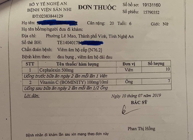 Nghi án bé gái 6 tuổi bị xâm hại tình dục ở Nghệ An: Bí ẩn 2 viên thuốc màu đen - Ảnh 1.