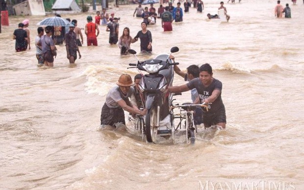 Lũ lụt tại Myanmar: 59 người thiệt mạng do lở đất  - Ảnh 1.