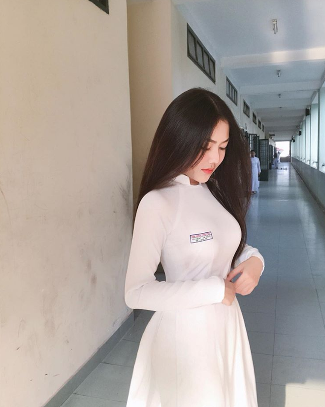 Đang học cấp 3 mà chưa ngắm loạt girl xinh này thì uổng quá: Nhìn người ta mặc áo dài nè, toàn cực phẩm không đó! - Ảnh 23.