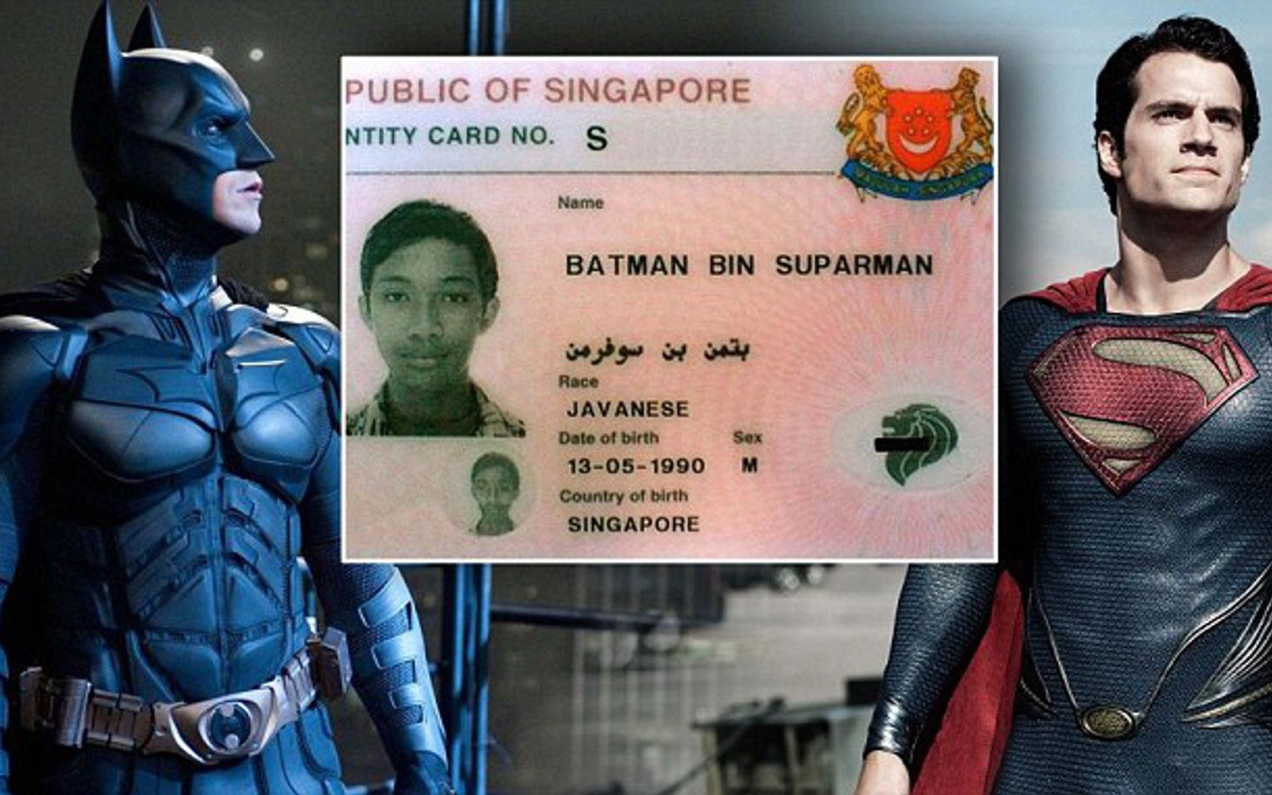 BATMAN BIN SUPARMAN, tin tức Mới nhất Batman Suparman Anh chàng sinh ra dưới cái tên siêu anh