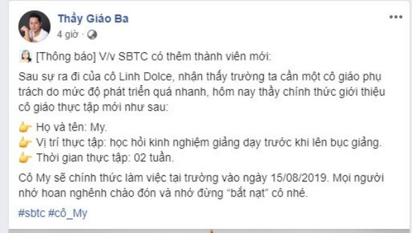 99,99% hot girl Bảo My học trò Thầy Ba sẽ là cô giáo mới của team “Sống bằng tình cảm” SBTC? - Ảnh 2.