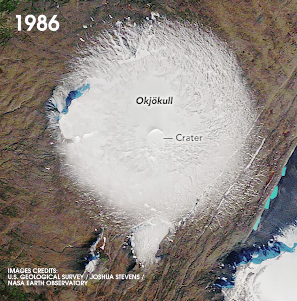 Hình ảnh về dòng sông băng đầu tiên trên thế giới chính thức 