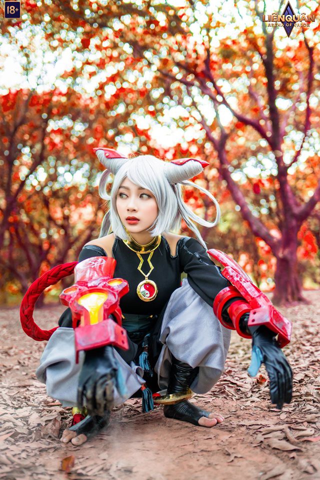 Ngắm nhìn bộ ảnh cosplay đẹp xuất sắc của vị tướng mới nhất Liên Quân Mobile: Qi chưởng to - giáp bự - Ảnh 9.