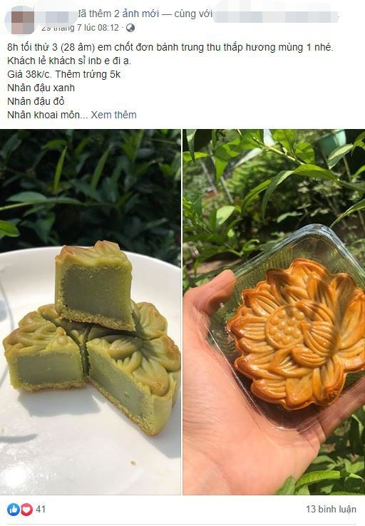 Thị trường bánh Trung thu homemade 2019: Mẫu mã đẹp, giá cả không quá cao nên rất hút người mua - Ảnh 13.