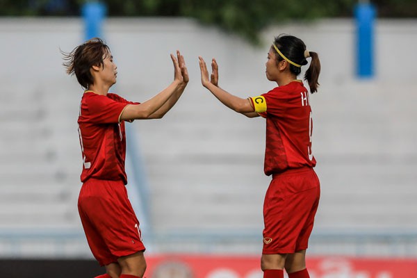 Tuyển nữ Việt Nam tung 50% sức mạnh vẫn thắng nhàn 7-0 trước Indonesia - Ảnh 1.