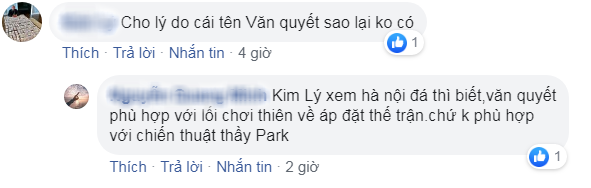 Fan tranh cãi nảy lửa vì HLV Park Hang-seo bỏ quên Văn Quyết, đặt dấu hỏi ở vị trí thủ môn - Ảnh 1.