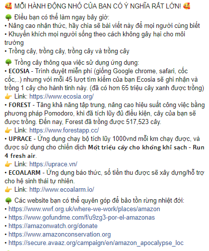 Thảm họa Amazon không còn là chuyện ở xa: Dân mạng thế giới và Việt Nam đồng loạt lên tiếng kêu gọi cứu lấy cánh rừng xanh - Ảnh 10.