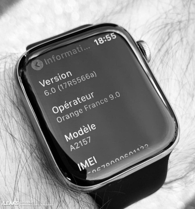 Bắt được hình ảnh rò rỉ đầu tiên về Apple Watch Series 5, màn hình cong tràn hơn đáng kể - Ảnh 1.