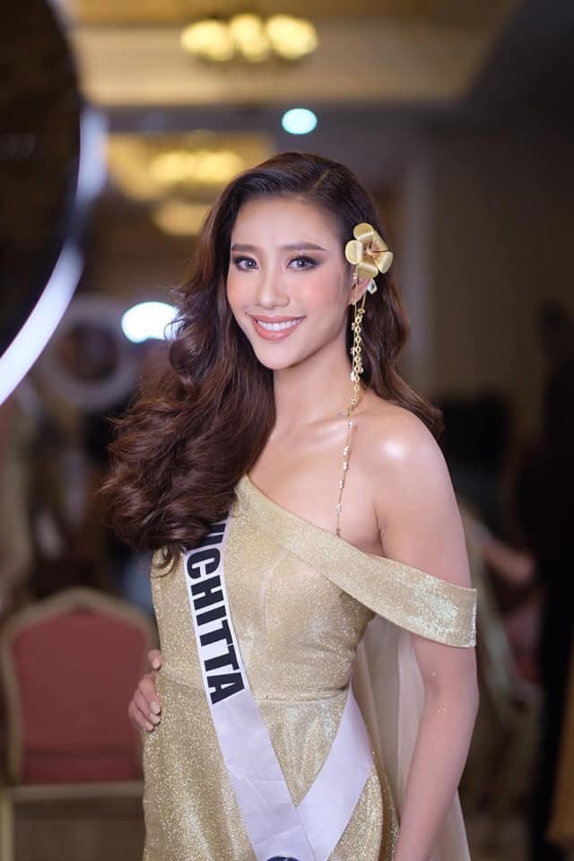 Mỹ nhân 9x vừa đăng quang Hoa hậu Hoàn vũ Lào: Xinh đẹp rụng rời, chiều cao khủng và nhiều điểm chung với Hoàng Thùy - Ảnh 3.
