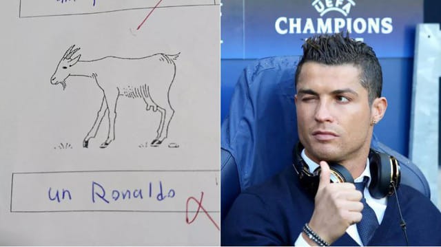 Cậu bé chấp nhận trượt môn tiếng Pháp để gọi Ronaldo là... con dê - Ảnh 1.