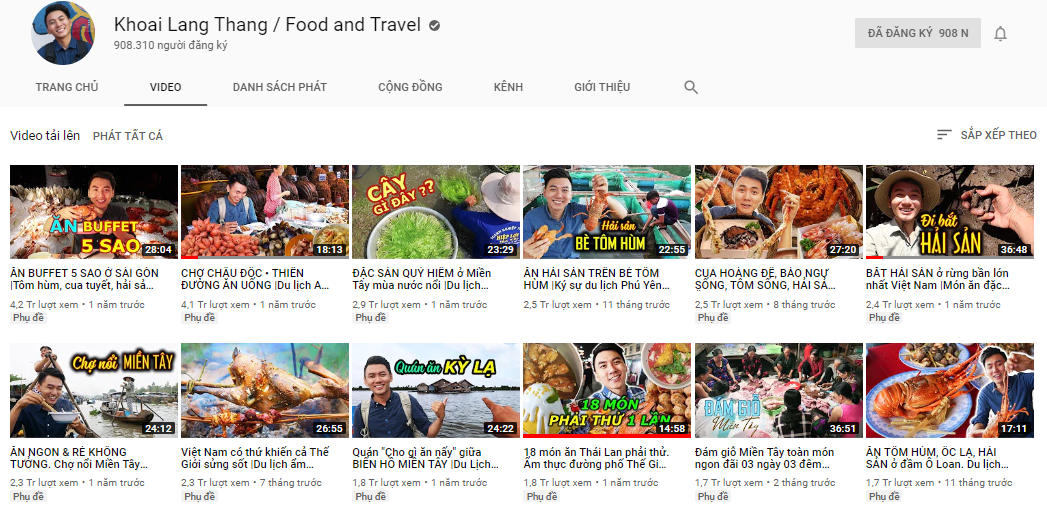 5 kênh du lịch - ẩm thực hot nhất miền Tây: Khoai Lang Thang sắp đạt nút vàng, một YouTuber trẻ tuổi khác đã làm được điều đó từ lâu - Ảnh 4.