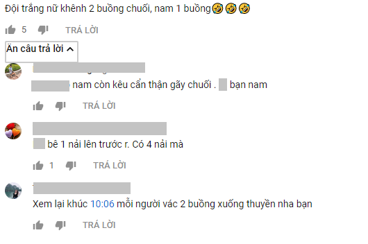 Lương Gia Huy bị phản ứng khi để đồng đội nữ khệ nệ xách 2 buồng chuối còn mình chỉ bưng 1 - Ảnh 3.