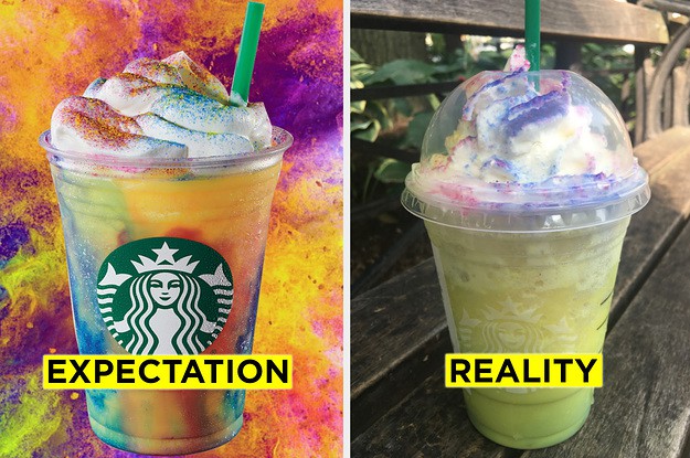 Bi hài món cà phê sống ảo của Starbucks: Quảng cáo đủ bảy sắc cầu vồng, về đến tay chỉ còn màu cỏ úa buồn héo hắt - Ảnh 3.