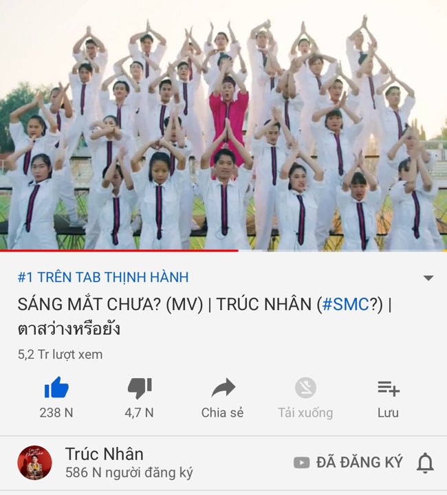 Trúc Nhân bật khóc khi Sáng mắt chưa vừa mang về top 1 trending đầu tiên trong sự nghiệp, vượt qua Jack K-ICM và BB Trần - Ảnh 1.