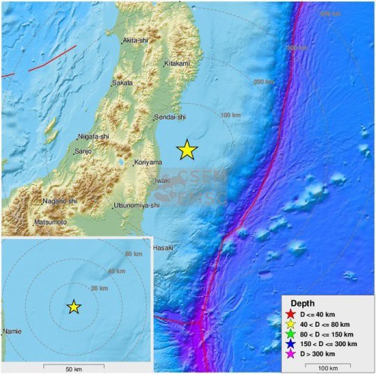 Nhật Bản: Một trận động đất mạnh 6,2 độ ngoài khơi Fukushima - Ảnh 1.