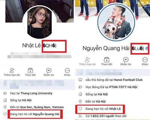 Nhật Lê và Quang Hải đồng loạt bỏ tên phụ liên quan đến người kia trên Facebook: Khẳng định không còn liên quan đến nhau? - Ảnh 2.