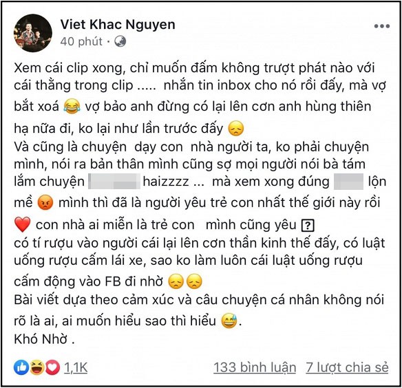 Hết xin lỗi và biện minh về ồn ào của chồng trẻ, Thu Thủy còn nhắn riêng xin Khắc Việt gỡ chia sẻ chê trách - Ảnh 2.