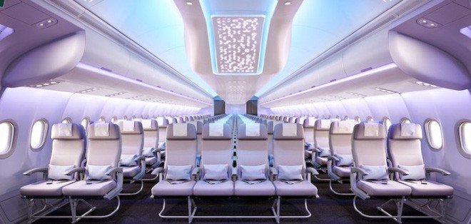 Cận cảnh dàn nội thất siêu hiện đại sắp được trang bị cho các máy bay của Airbus trong tương lai - Ảnh 3.