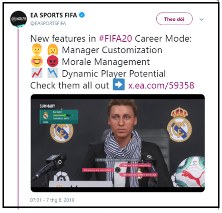 FIFA 20 thay đổi chế độ Career Mode, giờ đây giới tính huấn luyện viên không còn chỉ là nam - Ảnh 1.