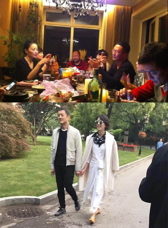 Vương Phi ngả ngớn bên trai lạ, Tạ Đình Phong mất hút trong tiệc sinh nhật tuổi 50 của nhân tình - Ảnh 4.