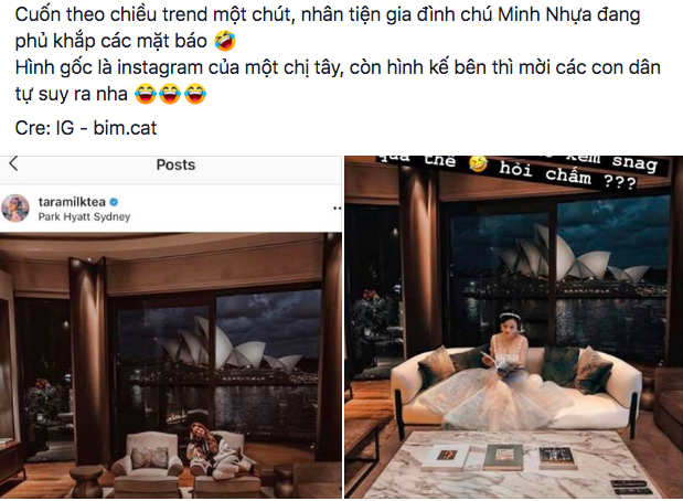 Dân mạng bóc mẽ loạt ảnh Mina Phạm - vợ 2 của Minh Nhựa dùng photoshop ghép mình vào toàn những nơi sang chảnh - Ảnh 2.
