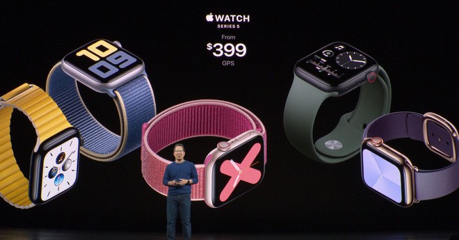 Apple công bố Apple Watch Series 5: Màn hình always-on, thêm la bàn, lựa chọn vỏ ngoài bằng titan, giá 399 USD - Ảnh 4.