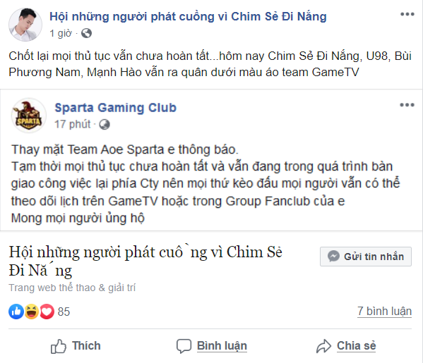 Giữa tâm bão drama lớn nhất làng eSports Việt: Chim Sẻ Đi Nắng vẫn ra quân trong màu áo GameTV - Ảnh 2.