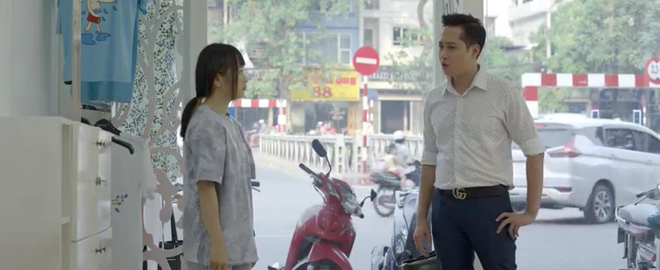Những Nh&acirc;n Vi&ecirc;n Gương Mẫu tập 21: Chồng Li&ecirc;n giở th&oacute;i vũ phu, mắng vợ đồ lăng lo&agrave;n ngay cơ quan v&igrave; đi xe c&ugrave;ng trai lạ! - Ảnh 1.