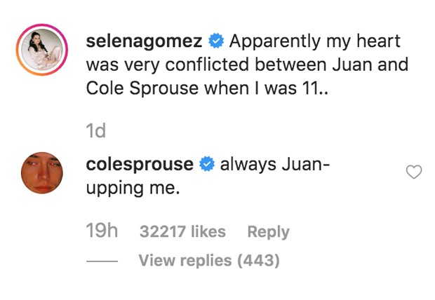 Selena Gomez gây choáng khi thừa nhận từng thích Cole Sprouse, phản ứng của ngôi sao “Zack & Cody” còn đáng chú ý hơn - Ảnh 3.