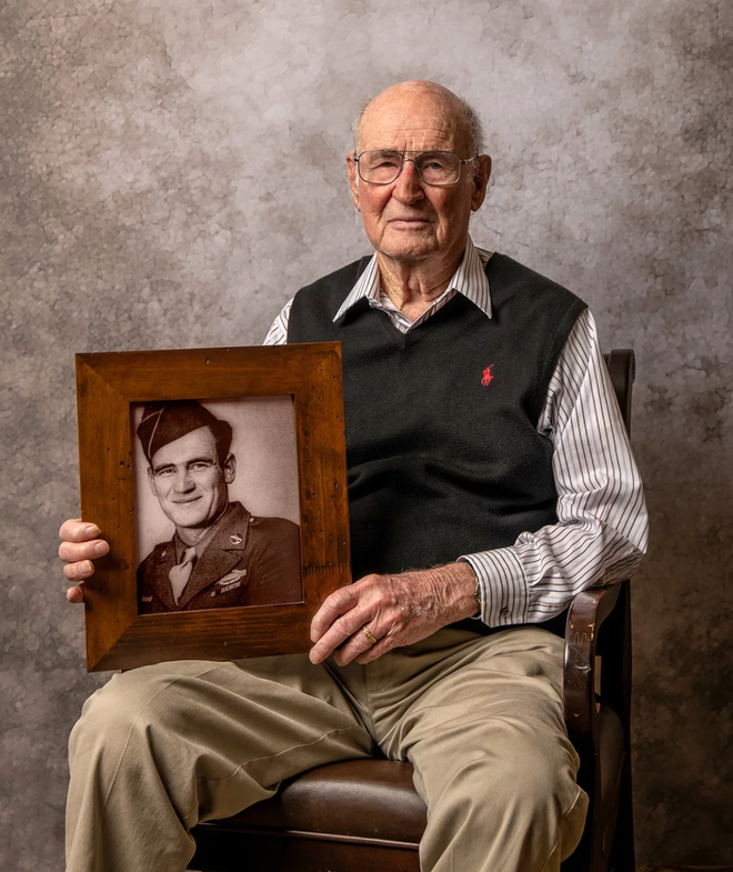 Nhiếp ảnh tôn vinh: Chụp chân dung những cựu chiến binh Thế chiến thứ 2 cuối cùng - Ảnh 6.