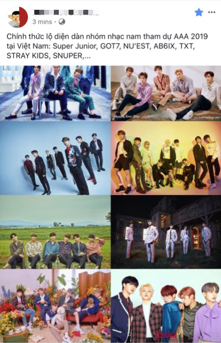 Rần rần tin x&aacute;c nhận d&agrave;n line-up idol nam đổ bộ AAA 2019, nhưng nguồn tin lộ từ c&aacute;c fanpage Kpop c&ograve;n BTC AAA 2019 đ&acirc;u rồi? - Ảnh 5.