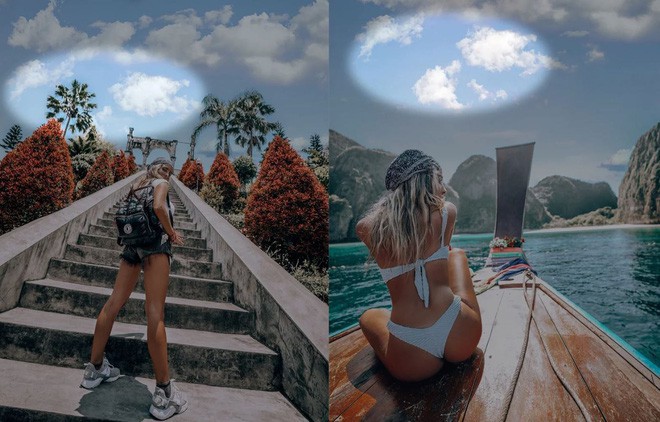 Cái kết có hậu: Nữ Instagramer ghép mây giống nhau ở tất cả ảnh được mời hợp tác phát triển ứng dụng chỉnh sửa ảnh - Ảnh 1.