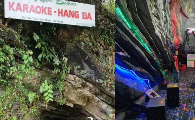 Chủ qu&aacute;n karaoke trong hang đ&aacute; g&acirc;y x&ocirc;n xao ở H&agrave; Giang đang đi xin giấy ph&eacute;p hoạt động - Ảnh 1.
