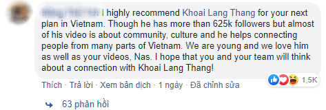 Travel blogger nổi tiếng Nas Daily chỉ muốn hợp tác với người Việt “hơn 1 triệu lượt theo dõi trên Facebook”, Khoai Lang Thang đáp trả cực gắt - Ảnh 8.