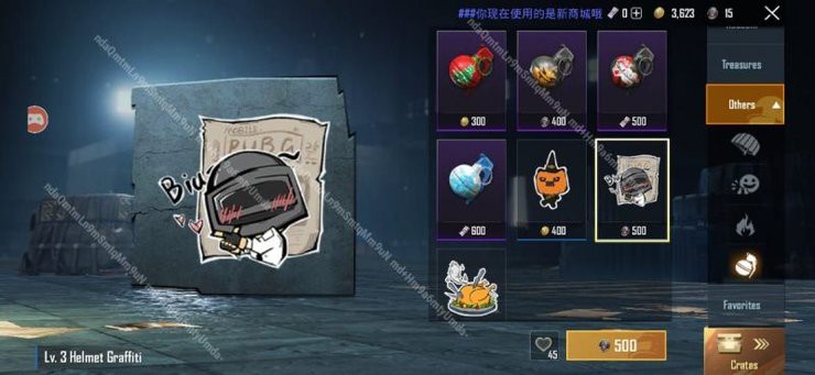 PUBG Mobile: Th&ecirc;m nhiều th&uacute; vị mới trong bản cập nhật 0.15.0, người chơi c&oacute; thể vẽ vời với nh&atilde;n d&aacute;n Graffiti - Ảnh 3.