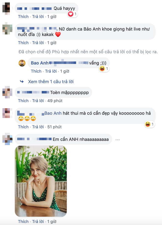 Bảo Anh đẹp đỉnh cao, hát "Ai…