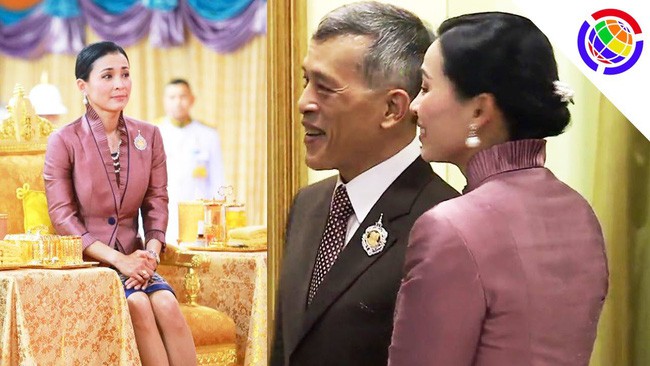 Trong khi Hoàng quý phi lẻ loi đi sự kiện một mình, Hoàng hậu Thái Lan lại vui vẻ, sánh vai tình cảm với nhà vua thế này đây - Ảnh 7.