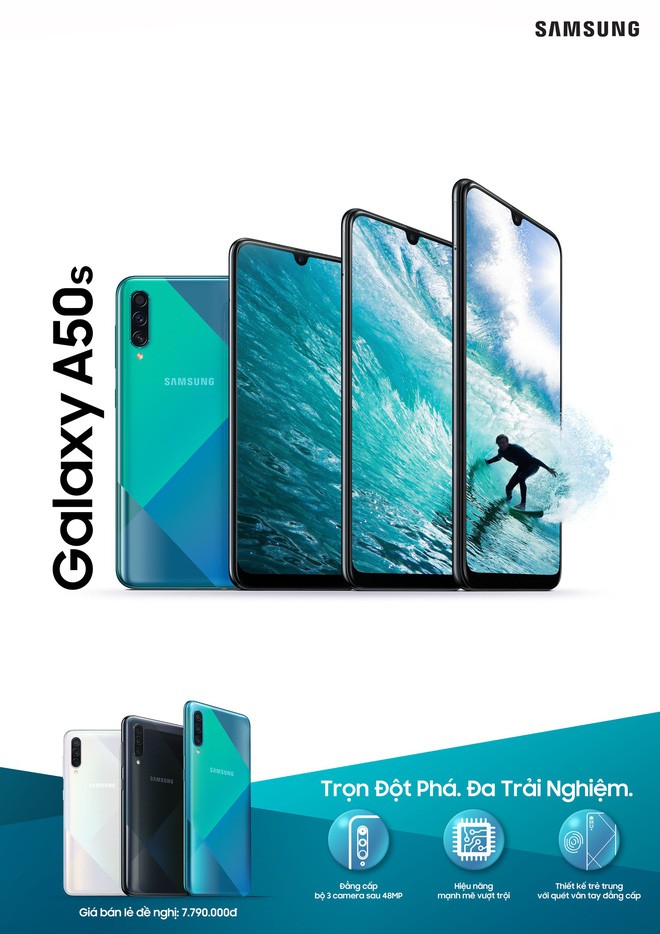 Samsung đánh úp fan bằng bộ ba Galaxy A50s, Galaxy A30s và Galaxy Tab S6 mới toanh: Dáng trẻ trung, giá hấp dẫn! - Ảnh 2.