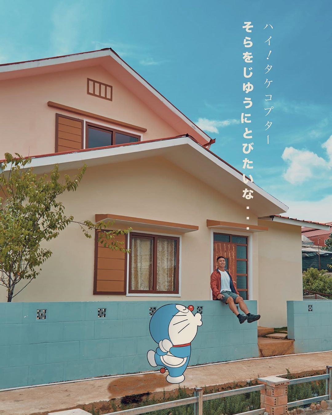 Ngắm nhìn ngôi nhà của Nobita được dựng hình 3d bằng phần mềm đồ họa