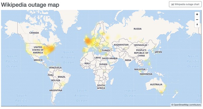Wikipedia bất ngờ sập trên toàn cầu do bị tấn công, Việt Nam không bị ảnh hưởng - Ảnh 1.