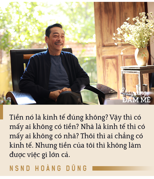 NSND Hoàng Dũng: “Thiên hạ cứ nghĩ tôi có tiền nhưng thực ra chỉ đủ nuôi con, chăm mèo và chơi chim cảnh” - Ảnh 5.