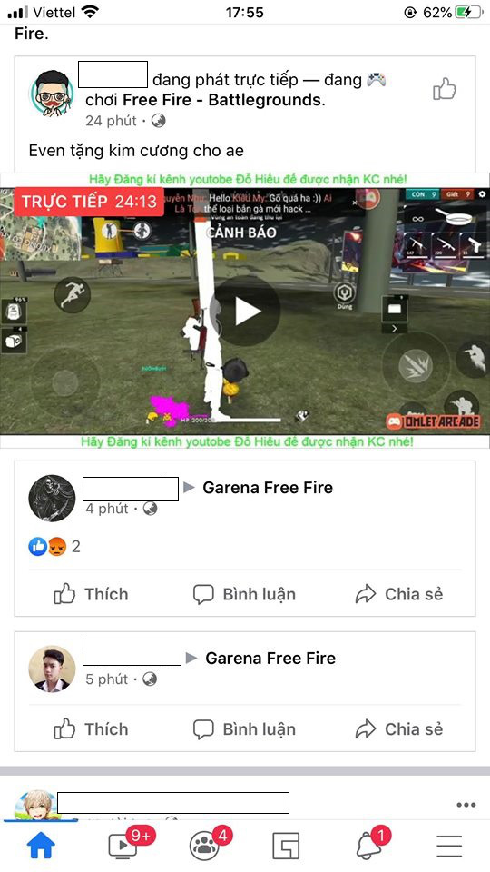 Nghịch lý trong Free Fire: Livestream “sạch” thì chả ai xem, trực tiếp hack thì gần nghìn người theo dõi - Ảnh 2.