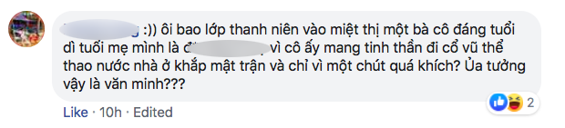 Nhiều người tràn vào Facebook cá nhân để sỉ nhục nữ CĐV cầm loa hát Bay lên trời là em bay ra ngoài: Fan bóng đá có văn hóa thì không làm thế - Ảnh 15.