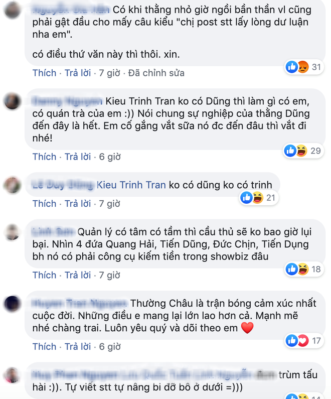 Dân mạng phản dame cực gắt câu nói gây tranh cãi của người chị Bùi Tiến Dũng: Nếu không có Dũng sẽ không có kỳ tích Thường Châu, em xuất sắc nhất - Ảnh 6.