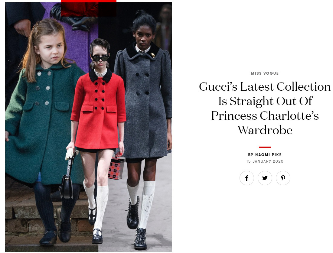 Dân tình đồn đoán Công chúa Charlotte chính là nguồn cảm hứng cho những thiết kế gây tranh cãi của Gucci - Ảnh 3.