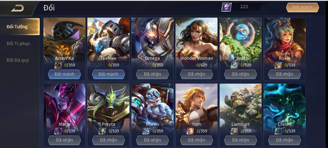 Liên Quân Mobile: Garena tặng FREE thêm 3 tướng ở Shop đổi mảnh, gồm cả tướng giá 28888 vàng - Ảnh 3.