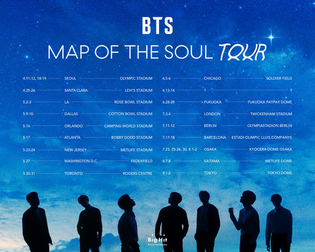 Những thánh đường mà BTS ghé thăm trong World Tour sắp tới: nơi Madonna, Beyoncé, Taylor Swift,... mới dám dừng chân, Ariana Grande vẫn chưa có cửa? - Ảnh 2.