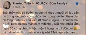 Mặc kệ mẹ nuôi đã lên tiếng sau scandal, Jack chỉ lặng lẽ viết tâm thư động viên và gửi lời chúc năm mới tới fan riêng - Ảnh 1.