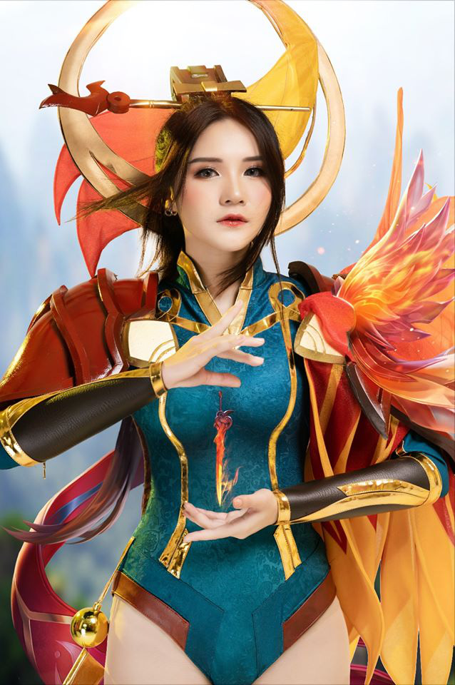 Liên Quân Mobile: Trang phục Tết Canh Tý Butterfly Phượng Cửu Thiên có bộ cosplay xinh đẹp tựa thiên thần, ngắm mãi chẳng chán! - Ảnh 5.